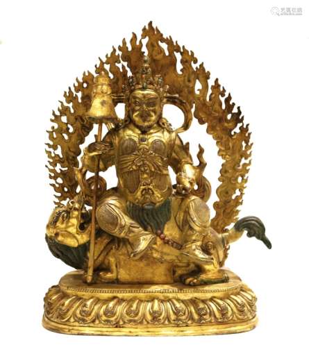 Chinese Gilt Bronze Buddha Figure