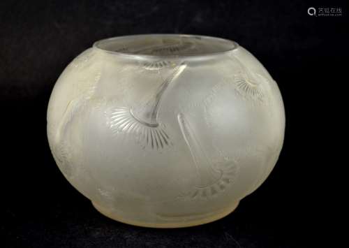 Lalique Round Bowl or Vase