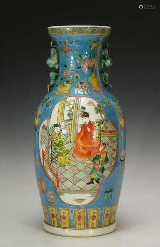 Chinese Famille Rose Porcelain Vase