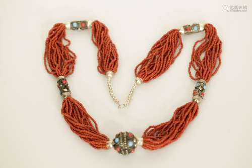 Chinese Coral Necklace