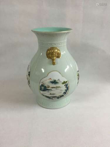 Chinese Famille Rose Porcelain Vase