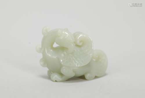 Celadon Jade of Mythical Animal