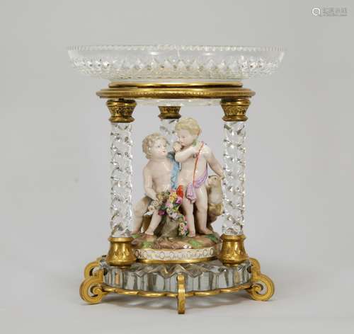 Meissen Baccarat Center Piece