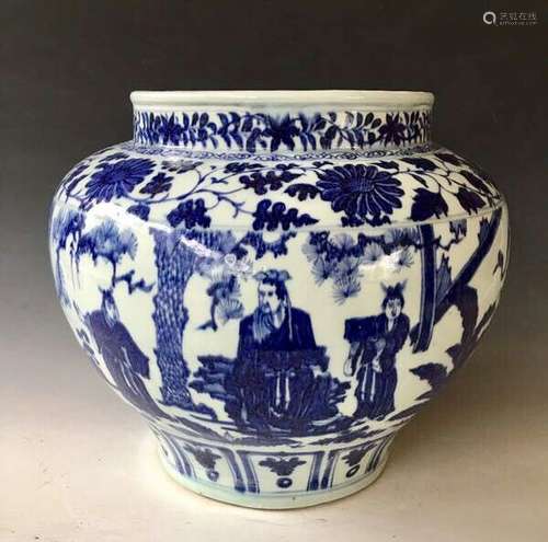 Chinese Blue/White Porcelain Jar