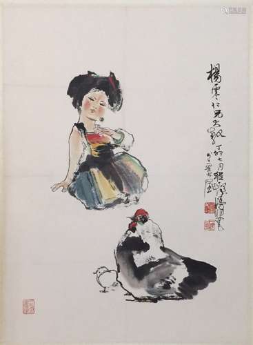 Chinese Painting on Paper, Chen, Shifa