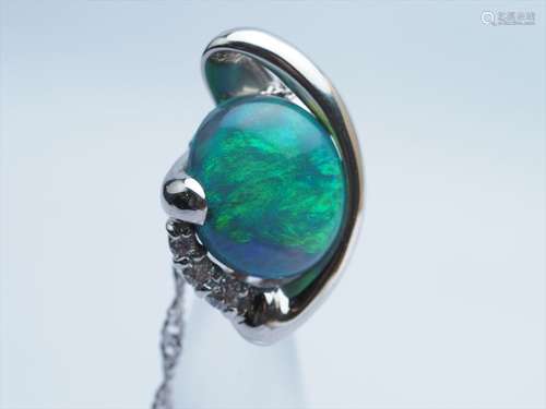 Black Opal Ring