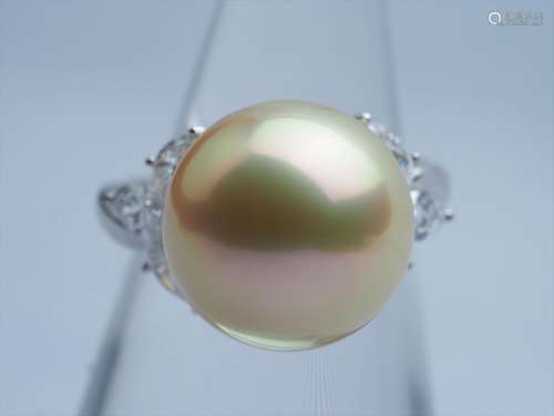 MIKIMOTOPearl Diamond Ring