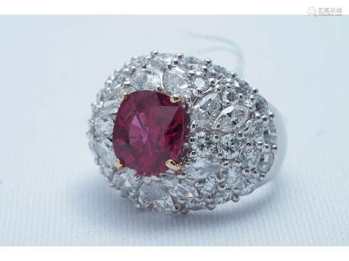 Ruby Diamond Ring