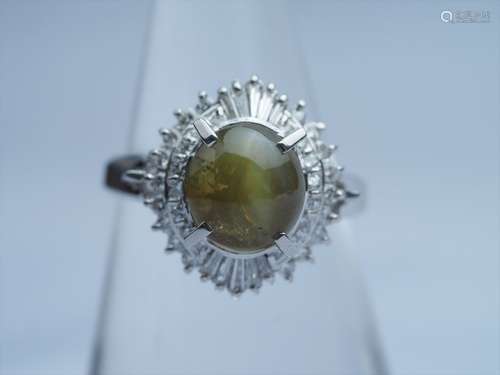 Chrysoberyl Cat's Eye Ring