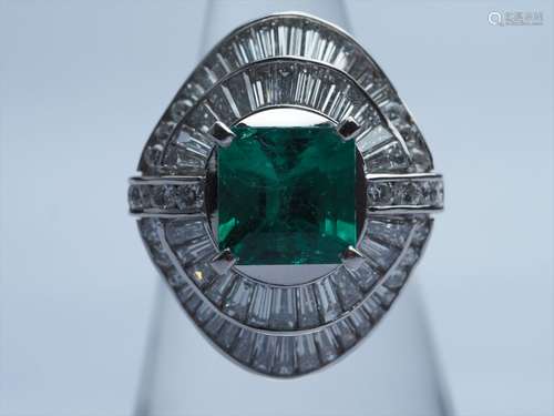 Emerald Diamond Ring