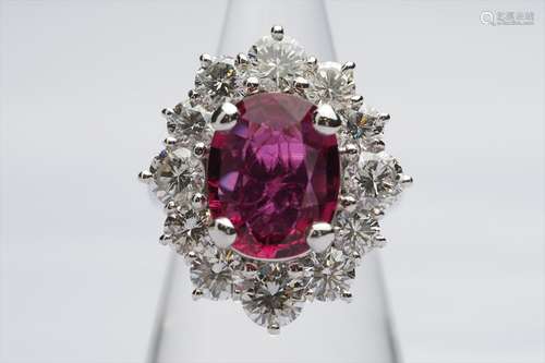 Ruby Diamond Ring