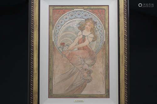 Alfons Mucha 「芸術シリーズ 絵画」