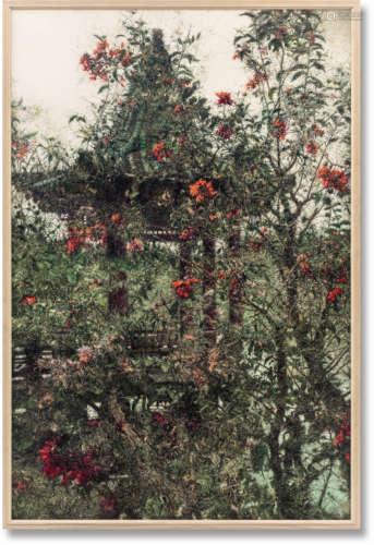 肖芳凯 2014年作 景物·园林卷：1416 布面 油彩
