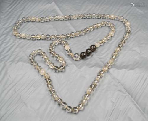 CHINESE CRYSTAL COURT BEADS NECKLACE