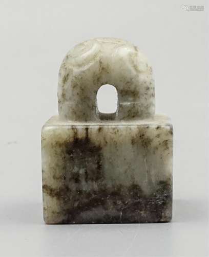 CHINESE QING DYNASTY HETIAN JADE SEAL