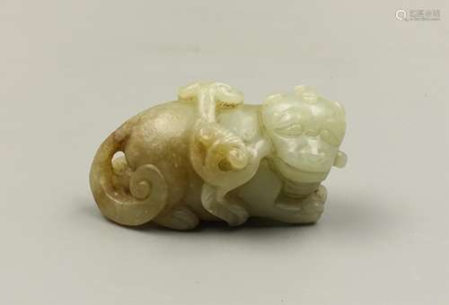 Chinese Jade Carved Beast