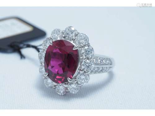 Ruby Diamond Ring