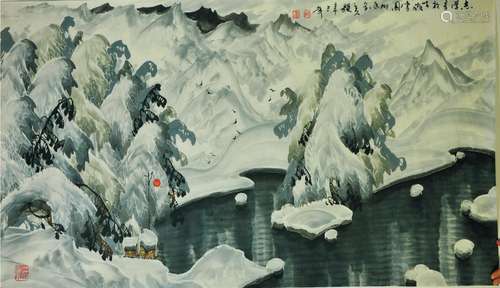 于志学  冰雪山水