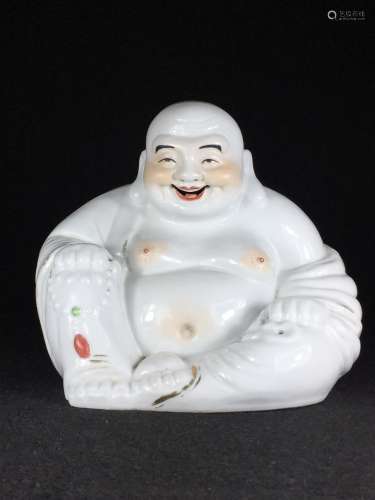 CHINESE PORCELAIN FIGURE OF HOTEI W/ MARK