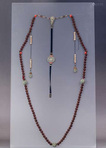 CHINESE QING DYNASTY COURT BEADS NECKLACE