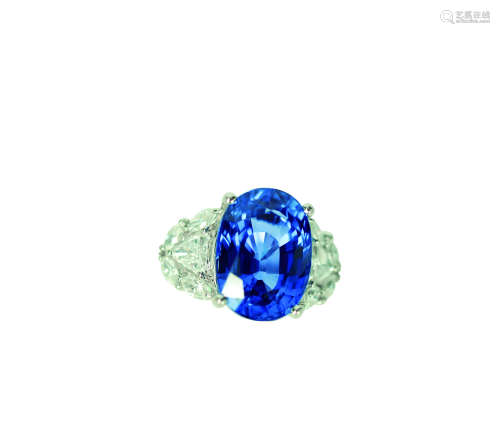 蓝宝石女款戒指