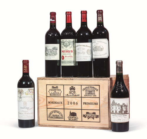 2006 Bordeaux Primeurs 6 pack Assortment Case 一级庄6支套装