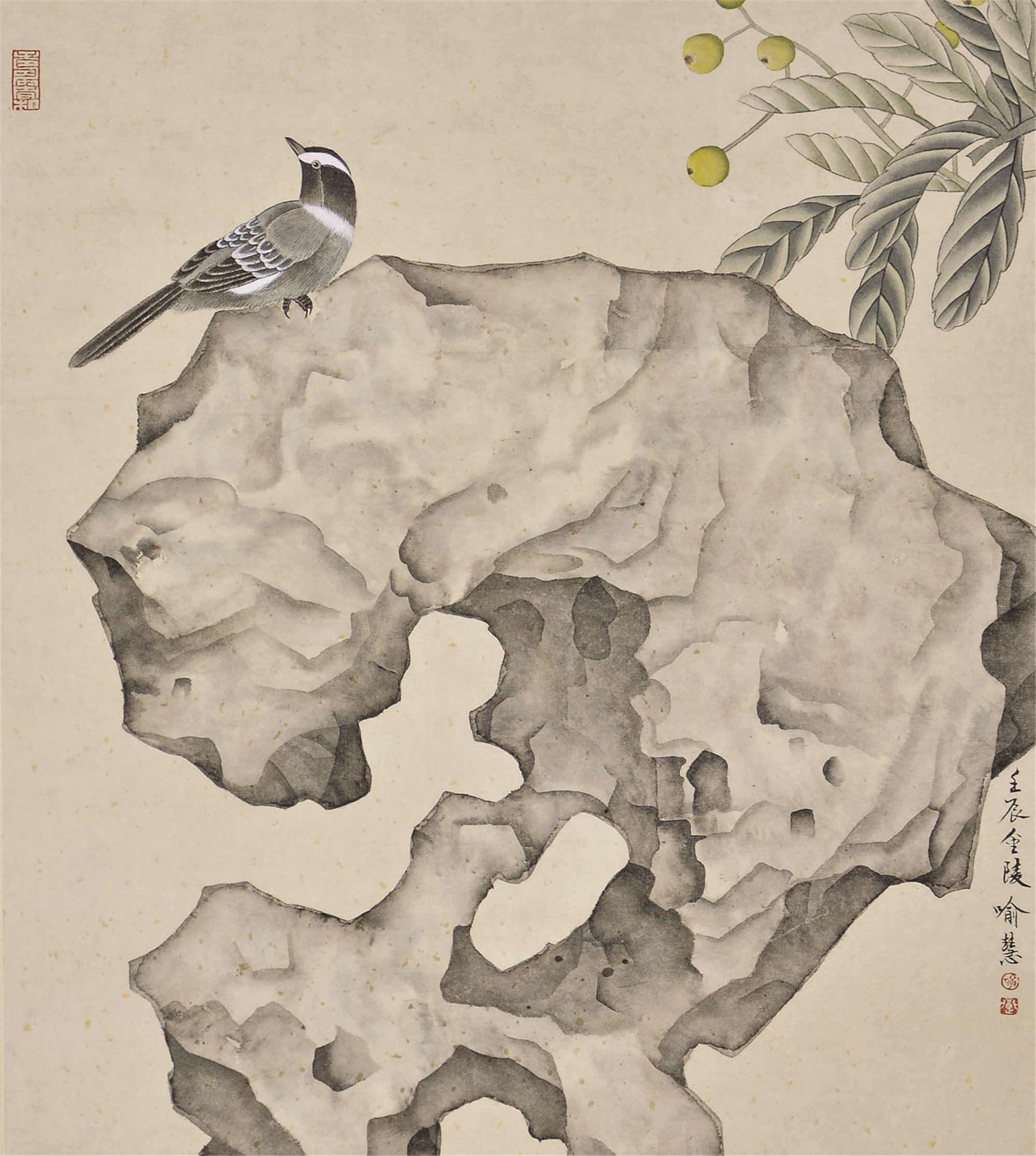 太湖石国画图库图片