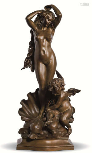 约1890年作 法国青铜维纳斯雕塑