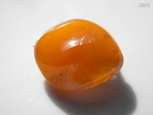 Antique Baltic Butter Scotch Amber Brooch Pin