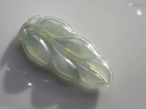 Natural Grade A White Jadeite Pendant