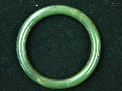 VINTAGE GREEN NEPHRITE HETIAN JADE BRACELET