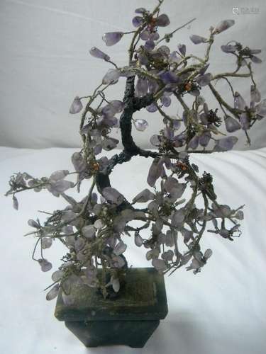 Antique Chinese Amethyst Flower Planter