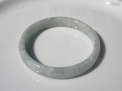 Natural Green Jadeite Bangle Bracelet