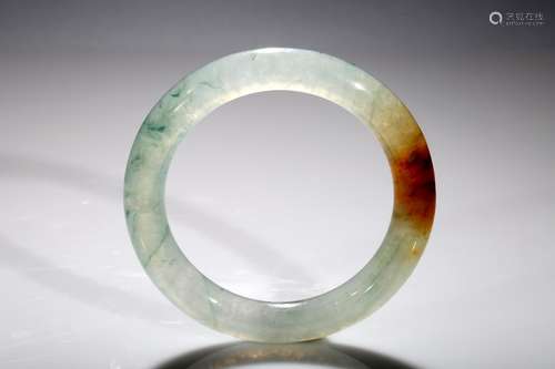 A translucent jadeite bangle