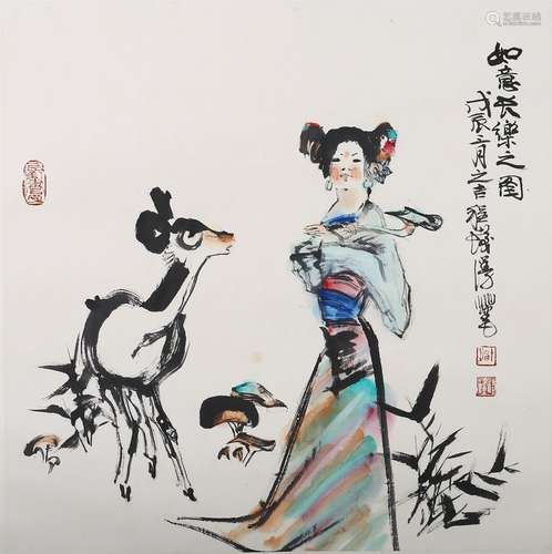 Cheng Shifa: Ink and color on paper