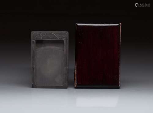 DUAN INKSTONE & HARDWOOD BOX