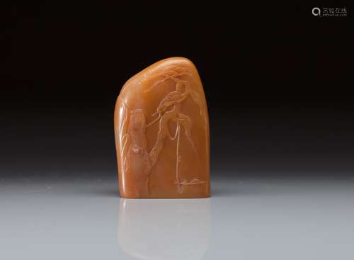 CARVED TIANHUANG MOUNTAIN SEAL