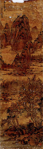 黎简 壬子（1792年）作 山水 镜心 设色纸本