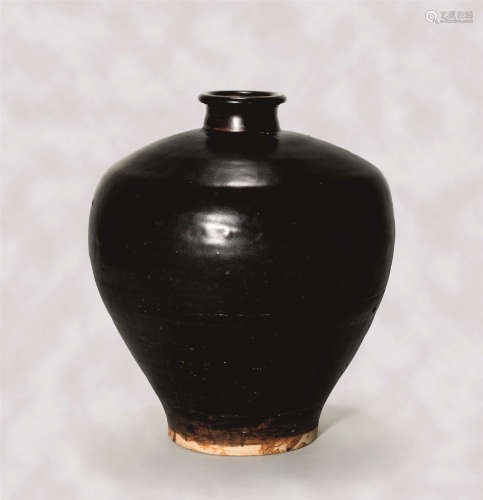 宋代 吉州窑系 黑釉梅瓶