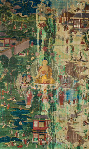 明代（1368-1644） 佛教故事 唐卡