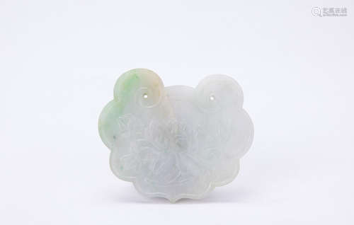 A Chinese Jadeite Pendant 