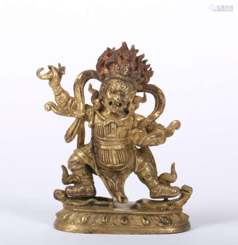 A Chinese Gilt Bronze Buddha