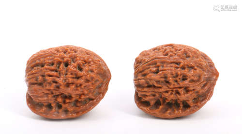 A Pair Of Chinese Walnuts