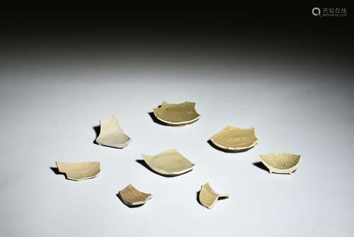 Group of Yue ware Ceramic Shards