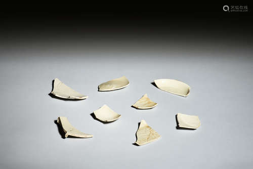 Group of Ding ware Ceramic Shards