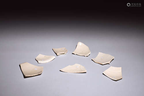 Group of Ding ware Ceramic Shards