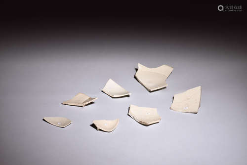 Group of Ding ware Ceramic Shards