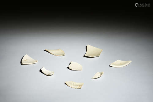 Group of Ding ware Ceramic Shards