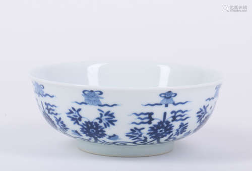 A Chinese Blue And White Porcelain Bowl