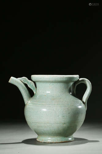 Longquan ware celadon glazed teapot